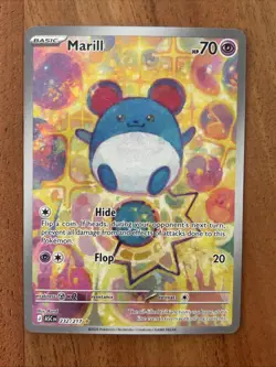 Pokemon TCG Marill 232/217 Ascended Heroes Illustration Rare NM Card - Image 1