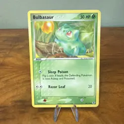 Pokemon Card - Bulbasaur 54/112 EX FireRed & LeafGreen LP - Image 1