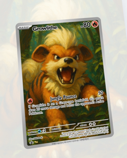 Custom TCG Fan Art Card Growlithe - Image 1