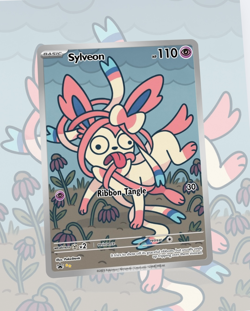 Custom TCG Fan Art Card Sylveon - Image 1