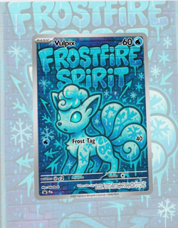 Custom TCG Fan Art Card Vulpix - Image 1