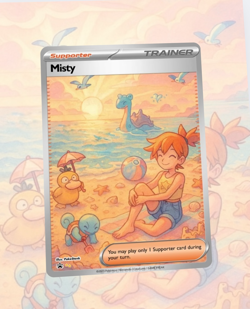 Custom TCG Fan Art Card Misty - Image 1