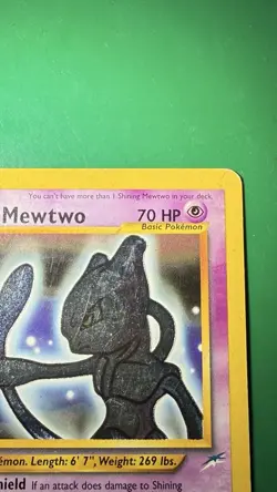 Pokemon Shining Mewtwo Secret Rare Holo Neo Destiny 109/105 English Card - Image 3