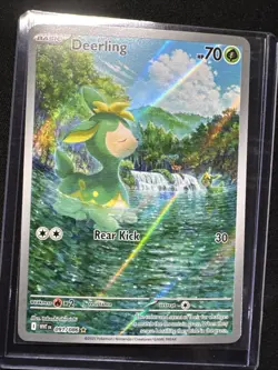 Deerling 091/086 Illustration Rare Holo White Flare Pokemon Trading Card - Image 1