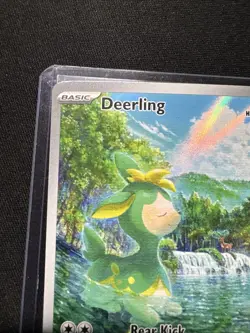 Deerling 091/086 Illustration Rare Holo White Flare Pokemon Trading Card - Image 2
