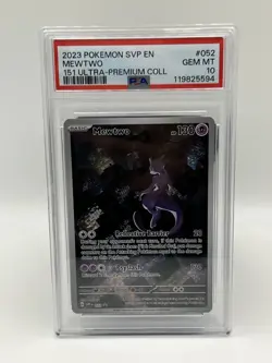 PSA 10 Mewtwo SVP 052 Pokemon Promo 151 Ultra Premium Collection Graded Card - Image 1