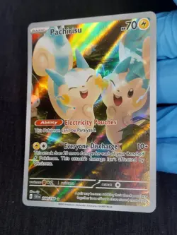 Pokemon Pachirisu TCG Holo Illustration Card 208/198 Scarlet & Violet 💎 - Image 2