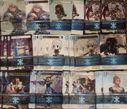 Final Fantasy TCG 50 Ice Crystal Card Lot Jill Full Art New Mint - Image 1