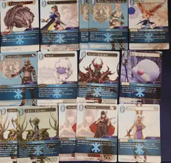 Final Fantasy TCG 50 Ice Crystal Card Lot Jill Full Art New Mint - Image 2