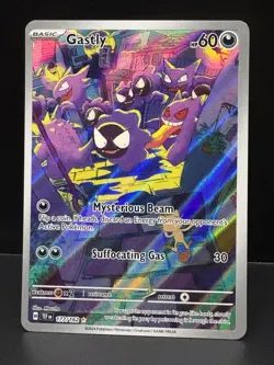 Pokemon Gastly SV05: Temporal Forces 177/162 Holo Illustration Rare Card - Image 1