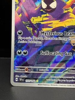 Pokemon Gastly SV05: Temporal Forces 177/162 Holo Illustration Rare Card - Image 5
