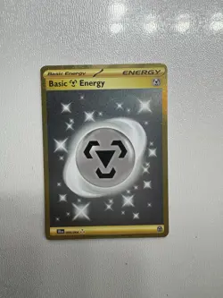 Pokemon Basic Metal Energy Secret Hyper Rare Gold Holo Card 099/064 - Image 1