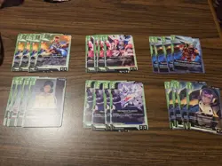 Gundam Card Game GD02 Dual Impact UC/C Uncommon and Common Playset 4 of Each - Image 1
