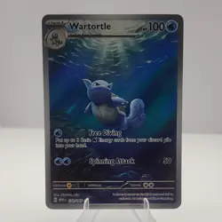 Pokemon Wartortle 171/165 Secret Rare Full Art Holo 100 HP Card 2023 Mitsuhiro … - Image 1
