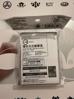 NEW SEALED Official Bandai Namco Gundam Card Game TCG Red Zaku Card Sleeves - Image 2