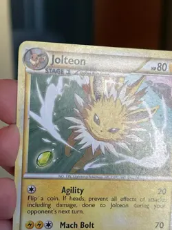 POKEMON JOLTEON 45/95 UNCOMMON CALL OF LEGENDS MP CARD - Image 3