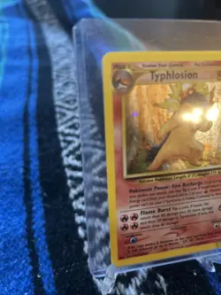 Pokemon Neo Genesis 2000 Typhlosion Holo Rare Card TCG 17/111 - Image 2