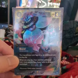 Bard Mercurial - Riftbound Spiritforged English 228/221 Overnumbered Card - Image 1