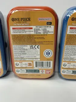 One Piece Card Game - Tin Pack Set Vol.2 x 3 NEW FACTORY SEALED - Image 4