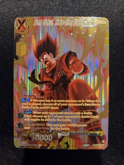 Son Goku, Kaio-Ken Unleashed Gold Stamped NM Dragon Ball Super Card Game - Image 1