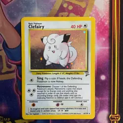 Clefairy 6/130 Base Set 2 Excellent Condition Pokemon Card Rare Holo - Image 1