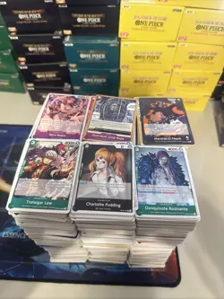 One Piece OP09 3,000 Card Bulk Lot. C/UC/L Non Foils English Near Mint - Image 1