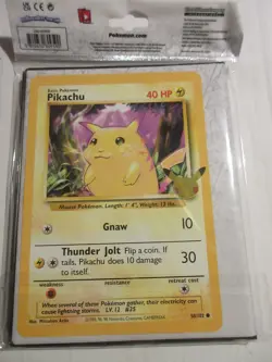 Celebrations 25th Anniversary JUMBO Card Binder & Pikachu Oversized New Sealed - Image 2