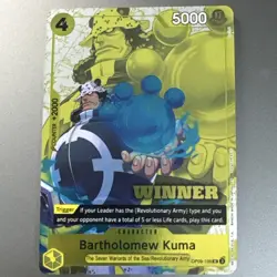 Bartholomew Kuma (Winner Pack 2025 Vol. 4) One Piece Promotion Cards OP09-108 - Image 3