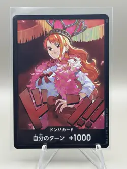 Nami DON !! Card EB03 Foil Japanese One Piece Heroines Edition NM - Image 1