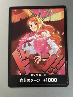 Nami DON !! Card EB03 Foil Japanese One Piece Heroines Edition NM - Image 3