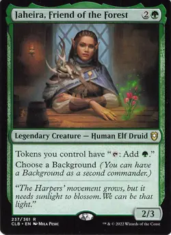 Magic: The Gathering Battle for Baldur's Gate Jaheira, Friend of the Forest #237 - Image 1