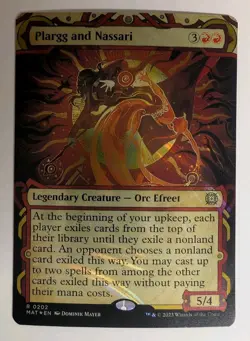 MTG - Plargg and Nassari - R - MAT - Halo Foil - 202 - Image 1