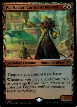 MTG: Multiverse Legends: HALO FOIL Pia Nalaar, Consul of Revival: LP Condition - Image 1