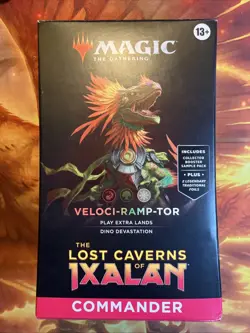 MTG The Lost Caverns of Ixalan Commander Deck - Veloci-Ramp-Tor Factory Sealed!! - Image 1