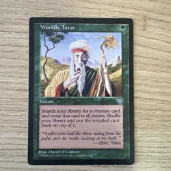 Mirage MTG 1 Worldly Tutor Magic LP - Image 1