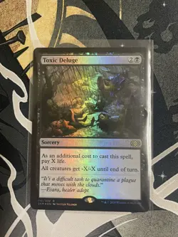 MTG Toxic Deluge Double Masters 110/332 Foil Rare - Image 1