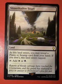 MTG, MAGIC: SHINESHADOW SNARL, FIC, RARE, 0422- NM - REGULAR FINISH - Image 1
