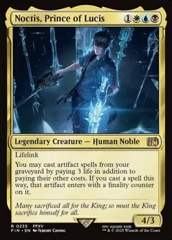 1 x Noctis, Prince of Lucis - Foil - Final Fantasy - NM-Mint - MTG - Image 1