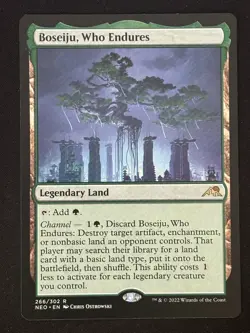 1x MTG Boseiju, Who Endures - Kamigawa: Neon Dynasty (NEO) #266 - Magic - Image 3