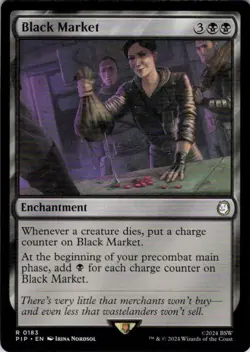 MTG Black Market (183) | NM | Universes Beyond: Fallout {PIP} - Image 1