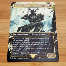1x Jin Sakai, Ghost of Tsushima, 2226, Non-Foil, Secret Lair, Magic MTG NM - Image 1