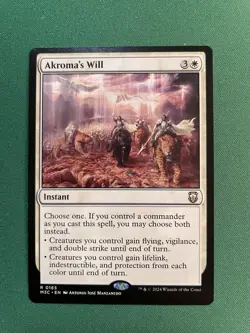 2024 - Akroma's Will 165 NM Modern Horizons 3 Commander MTG - Image 1
