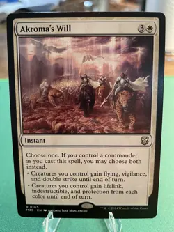 2024 - Akroma's Will 165 NM Modern Horizons 3 Commander MTG - Image 3