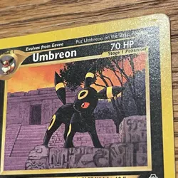 Umbreon 32/75 2001 Neo Discovery Pokemon Card Non Holo Vintage WotC - Image 5