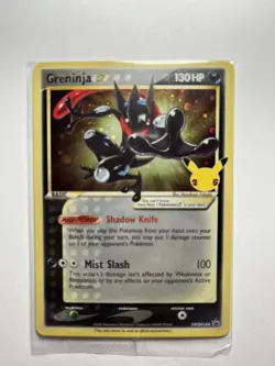 SEALED Pokemon Greninja Gold Star SWSH144 Celebrations ETB Black Star Promo - Image 1