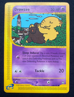Drowzee 74b/147 Aquapolis WOTC Vintage Pokemon 2002 (HP - READ DESC) - Image 1