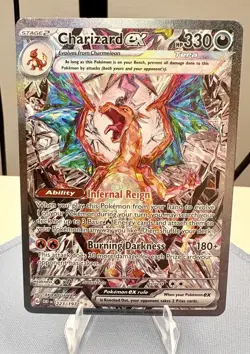 Pokemon TCG Charizard EX Sir Obsidian Flames 223/197 NM English - Image 1