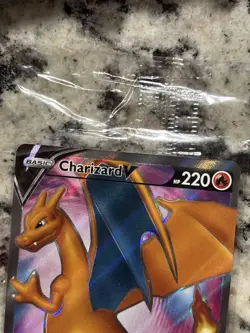 CHARIZARD V SWSH050 SWORD & SHIELD POKEMON (FULL ART PROMO, NM) - Image 5