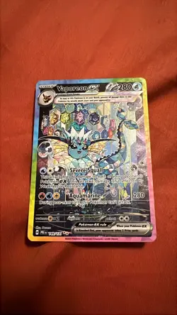 Pokemon TCG Vaporeon EX Prismatic Evolutions Special Illustration Card 149/131 - Image 1