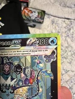 Pokemon TCG Vaporeon EX Prismatic Evolutions Special Illustration Card 149/131 - Image 4